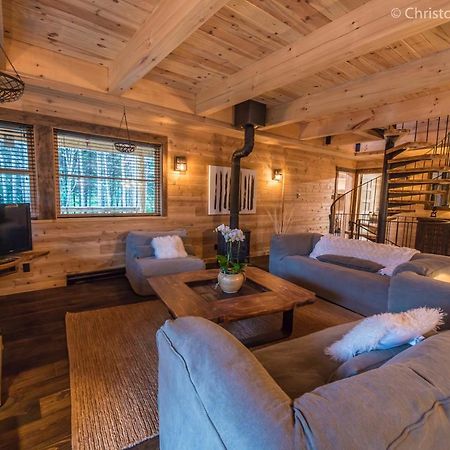 Chalet Tao Par Les Chalets Spa Canada 라말베 외부 사진