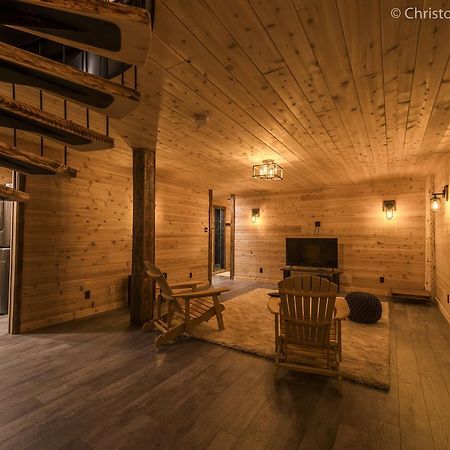 Chalet Tao Par Les Chalets Spa Canada 라말베 외부 사진