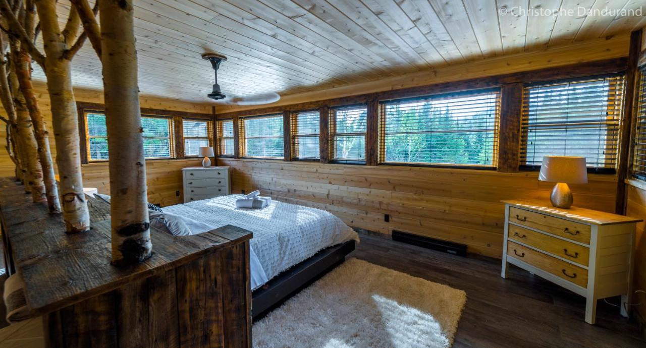 Chalet Tao Par Les Chalets Spa Canada 라말베 외부 사진