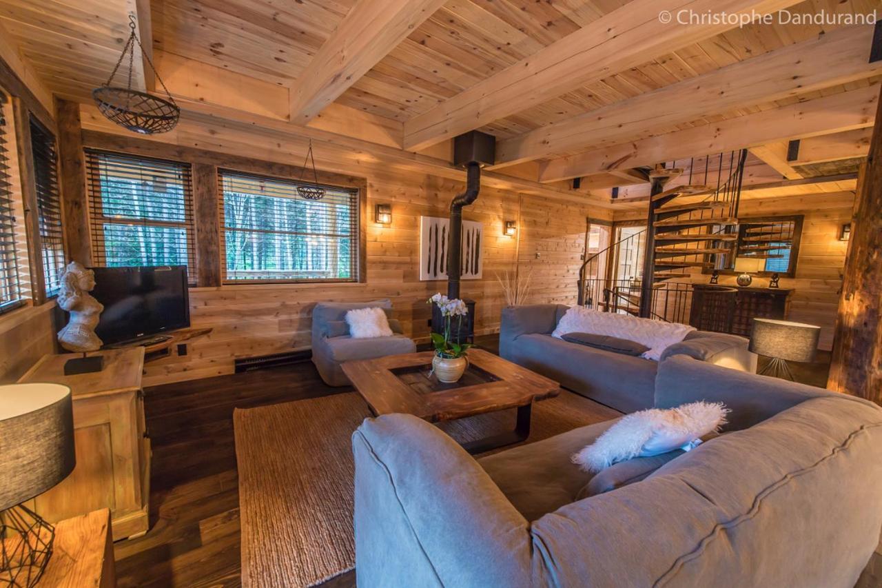 Chalet Tao Par Les Chalets Spa Canada 라말베 외부 사진