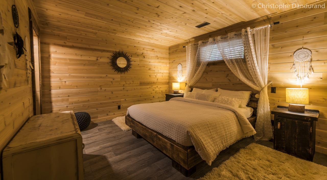 Chalet Tao Par Les Chalets Spa Canada 라말베 외부 사진