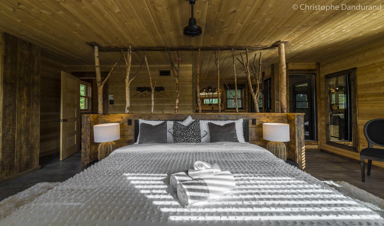 Chalet Tao Par Les Chalets Spa Canada 라말베 외부 사진