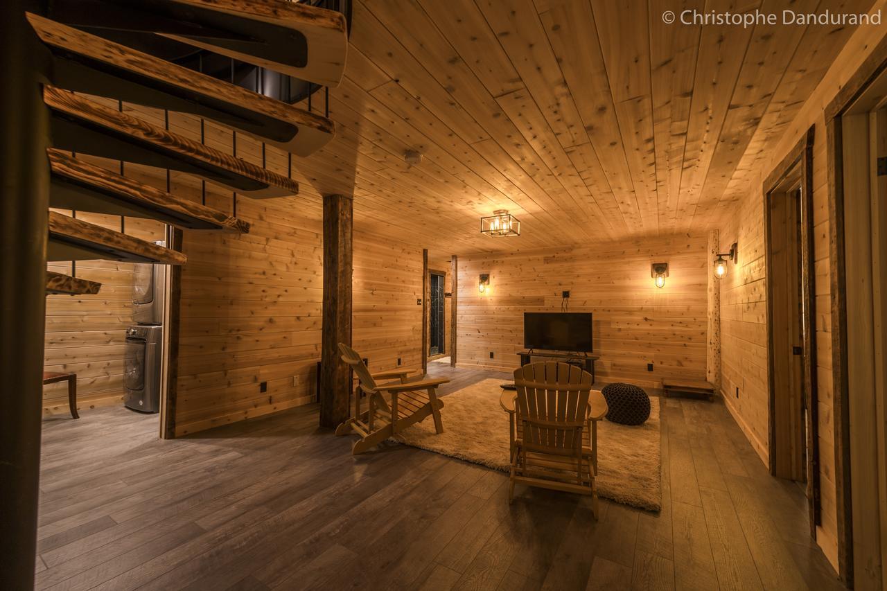 Chalet Tao Par Les Chalets Spa Canada 라말베 외부 사진